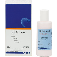 Ufi Gel Hard, Alábélelo-anyag, Fiola, szagsemleges, semleges ízű, Por, 60 g, 1 darab