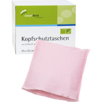 smart Kopfschutztaschen - Karton 500 Stück 25 x 25 cm, rosa