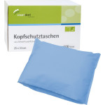 smart Kopfschutztaschen - Karton 500 Stück 25 x 33 cm, blau