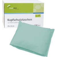 smart Kopfschutztaschen - Karton 500 Stück 25 x 33 cm, grün