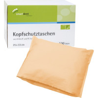 smart Kopfschutztaschen - Karton 500 Stück 25 x 33 cm, orange