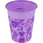 Monoart® Mundspülbecher Flower - Karton 1.000 db lila, 180 ml - 147018