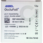 HANEL OccluFoil+, doppelseitig 12µ - Rolle 25 m zöld, 22 mm breit, PET - 60022264 HANEL OccluFoil+, doppelseitig 12µ - Rolle 25 m zöld, 22 mm breit, PET - 60022264
