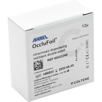 HANEL OccluFoil+, doppelseitig 12µ - Rolle 25 m piros/fekete, 22 mm breit, PET - 60022266 HANEL OccluFoil+, doppelseitig 12µ - Rolle 25 m piros/fekete, 22 mm breit, PET - 60022266