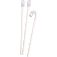 Total Comfort Speichelsauger - Packung 100 Stück transparent, feste Kappe