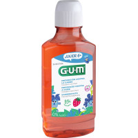 GUM® Junior Mundspülung Flasche 300 ml Erdbeere