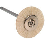 Ziegenhaarbürste - Packung 12 Stück montiert, Ziegenhaar, Ø 19 mm - 2040000