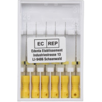 K-Feile 173, reszelő, kézi, 25 mm, ISO 020, 6 darab