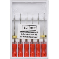 K-Feile 173, reszelő, kézi, 25 mm, ISO 025, 6 darab