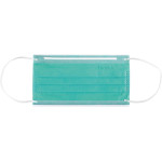 Monoart® Mundschutz Pro 4 Perfect Fit - Box 50 db mit Gummizug, zöld - 217134