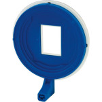 Speicherfolien/Filmhaltersystem, 1 darab, Visierrung mit Bleifenster, 2 x 3 cm, für Anterior, kék