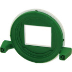 Speicherfolien/Filmhaltersystem, 1 darab, Visierrung mit Bleifenster, 2 x 3 cm, für Endo, grün