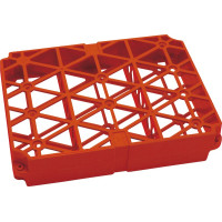 KKD® SteWaFix 2.0 triColor A+ - 1 db, mittel, für bis zu 9 PA-Instrumente, 5 Silikonstopper, piros - 11918