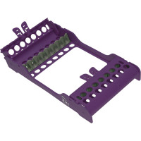 E-Z Jett Kassetten - Stück 20,2 x 13,9 x 3 cm, für 8 Instrumente pflaume - 50Z927E