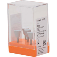 Universalpolierer 9504U, polírozó, univerzális, fehér ISO 090, RA, 5 darab