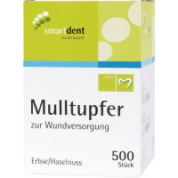 smart Mulltupfer unsteril - Packung 500 Stück Haselnuss