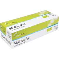 smart Mulltupfer unsteril - Packung 500 Stück Walnuss