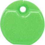 Zahnspangendose Glitter - Stück neongrün