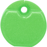 Zahnspangendose Glitter - Stück neongrün