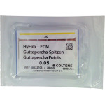 HyFlex™ EDM Guttapercha-Spitzen - Packung 60 Stück Taper .05 ISO 020