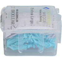 Bioclear Diamond Wedges - Packung 50 Stück extra large, blau