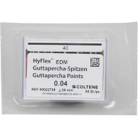 HyFlex™ EDM Guttapercha-Spitzen - Packung 60 Stück Taper .04, ISO 040