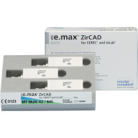 IPS e.max ZirCAD MT Multi for CEREC/inLab - Packung 3 Stück Gr. B45 A2