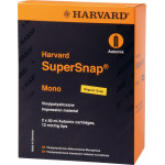 Harvard SuperSnap - Packung 2 x 50 ml Doppelkartusche Mono blau, 12 Mischkanülen