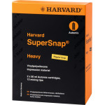 Harvard SuperSnap - Packung 2 x 50 ml Doppelkartusche Heavy schwarz-grau, 12 Mischkanülen