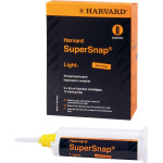 Harvard SuperSnap - Packung 2 x 50 ml Doppelkartusche Quick Light orange, 12 Mischkanülen