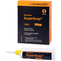 Harvard SuperSnap - Packung 2 x 50 ml Doppelkartusche Quick Light orange, 12 Mischkanülen