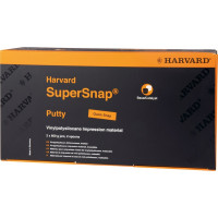 Harvard SuperSnap - Packung 2 x 600 g Dose Quick Putty schwarz, 2 Löffel