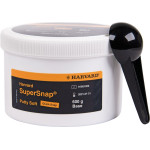 Harvard SuperSnap - Packung 2 x 600 g Dose Quick Putty Soft schwarz, 2 Löffel