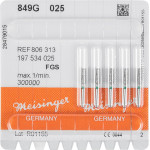 Diamanten 849, gyémántcsiszoló, zöld, ISO 025, FGS, 5 darab