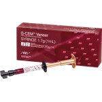 GC G-CEM™ Veneer - Packung 1 ml/1,7 g Spritze A2, 10 Tips Metall GC G-CEM™ Veneer - Packung 1 ml/1,7 g Spritze A2, 10 Tips Metall