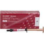 GC G-CEM™ Veneer - Packung 1 ml/1,7 g Spritze Bleach, 10 Tips Metall GC G-CEM™ Veneer - Packung 1 ml/1,7 g Spritze Bleach, 10 Tips Metall