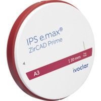 IPS e.max® ZirCAD Prime - Stück Ø 98,5 mm H 20 mm, A3 - 697483