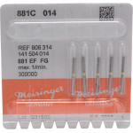Diamanten 881 Packung 5 Diamanten gelb ISO 014, FG Diamanten 881 Packung 5 Diamanten gelb ISO 014, FG