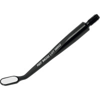 BLACKline - Stück  MEGAmicro FS Rhodium 3 x 6 mm oval