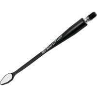 BLACKline - Stück  MICROflex Rhodium 3 x 6 mm tropfenform