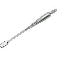 BLACKline - Stück   MICROflex Rhodium  3 x 6 mm oval