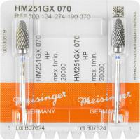 HM-Fräser, (frézer), 251GX, ISO 070, HP, 2 darab