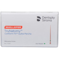TruNatomy™ Guttaperchaspitzen - Sortiment 60 Guttaperchaspitzen MEDIUM