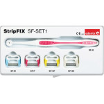 Diamantstreifen Strip FIX - Set 1 Griff, 4 Streifen (superfein, fein, mittel, Sägezahnstreifen) Diamantstreifen Strip FIX - Set 1 Griff, 4 Streifen (superfein, fein, mittel, Sägezahnstreifen)