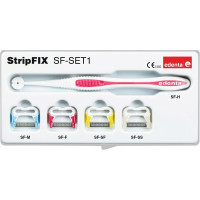 Diamantstreifen Strip FIX - Set 1 Griff, 4 Streifen (superfein, fein, mittel, Sägezahnstreifen) Diamantstreifen Strip FIX - Set 1 Griff, 4 Streifen (superfein, fein, mittel, Sägezahnstreifen)