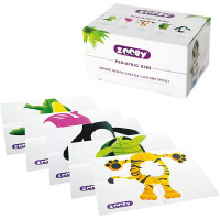 Zooby® Kinder-Papierservietten - Packung 100 Stück 5 Motive mixed