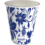 Monoart® Trinkbecher Flower - Karton 1.000 Stück blau
