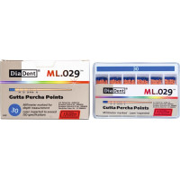 DiaDent® ML.029™ Guttapercha-csúcs, ISO 030, 120 darab