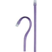 Saliva Speichelsauger - Packung 100 Stück lila, flexibel