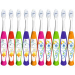 Kinderzahnbürsten mit Motiv - Packung 10 Stück Bär